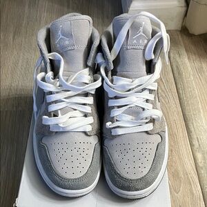Nike Gray and White Women's Sneakers